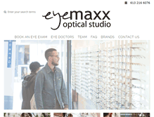 Tablet Screenshot of eyemaxx.ca